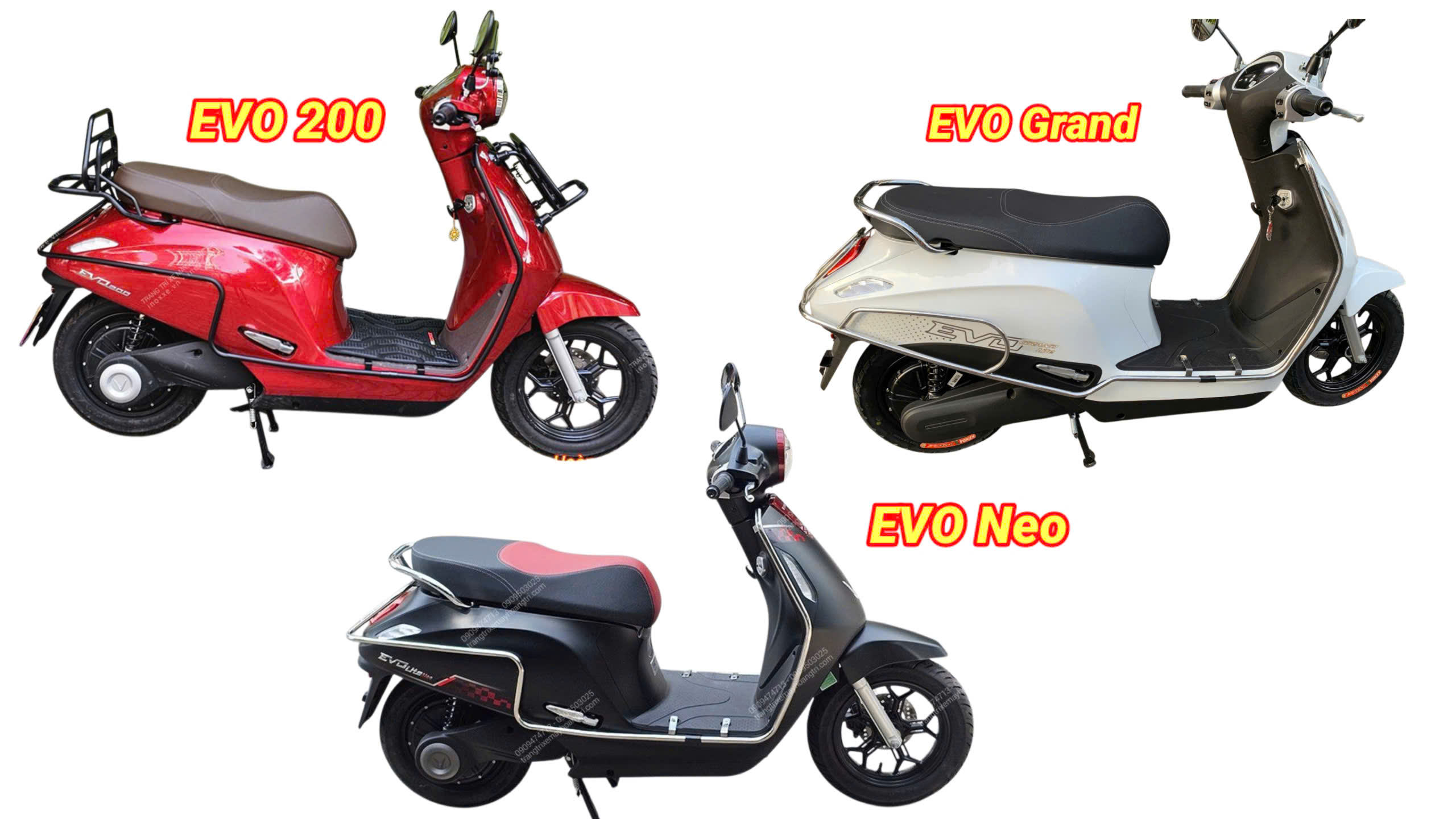 Khung bảo vệ xe máy điện EVO