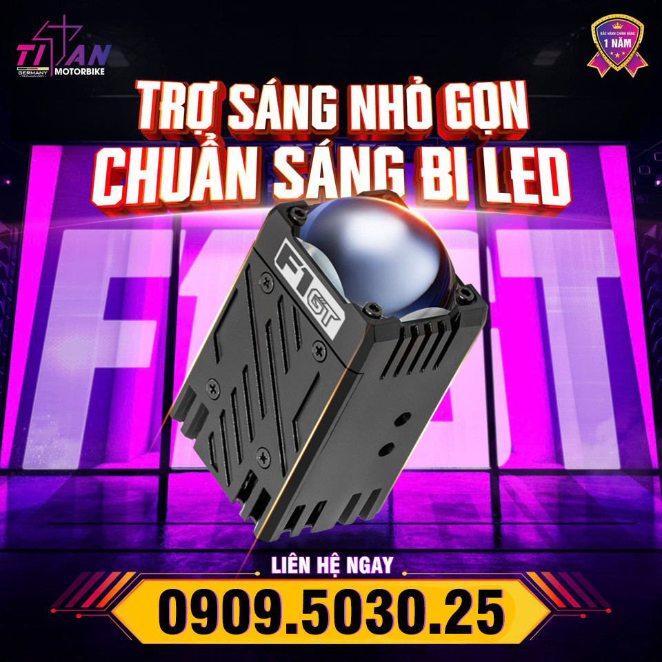 Đèn trợ sáng mini F1 GT Titan Moto