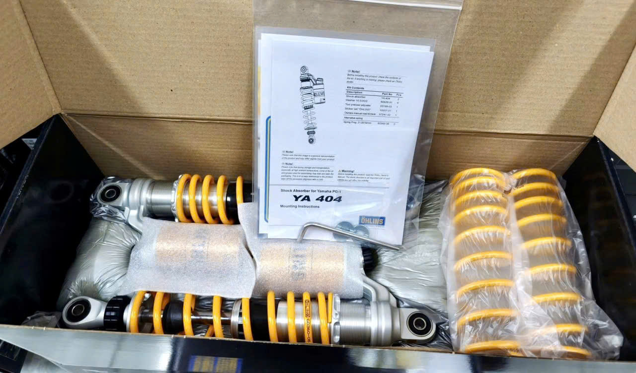 Phuộc Ohlins Yadea Velax YA-404 chính hãng