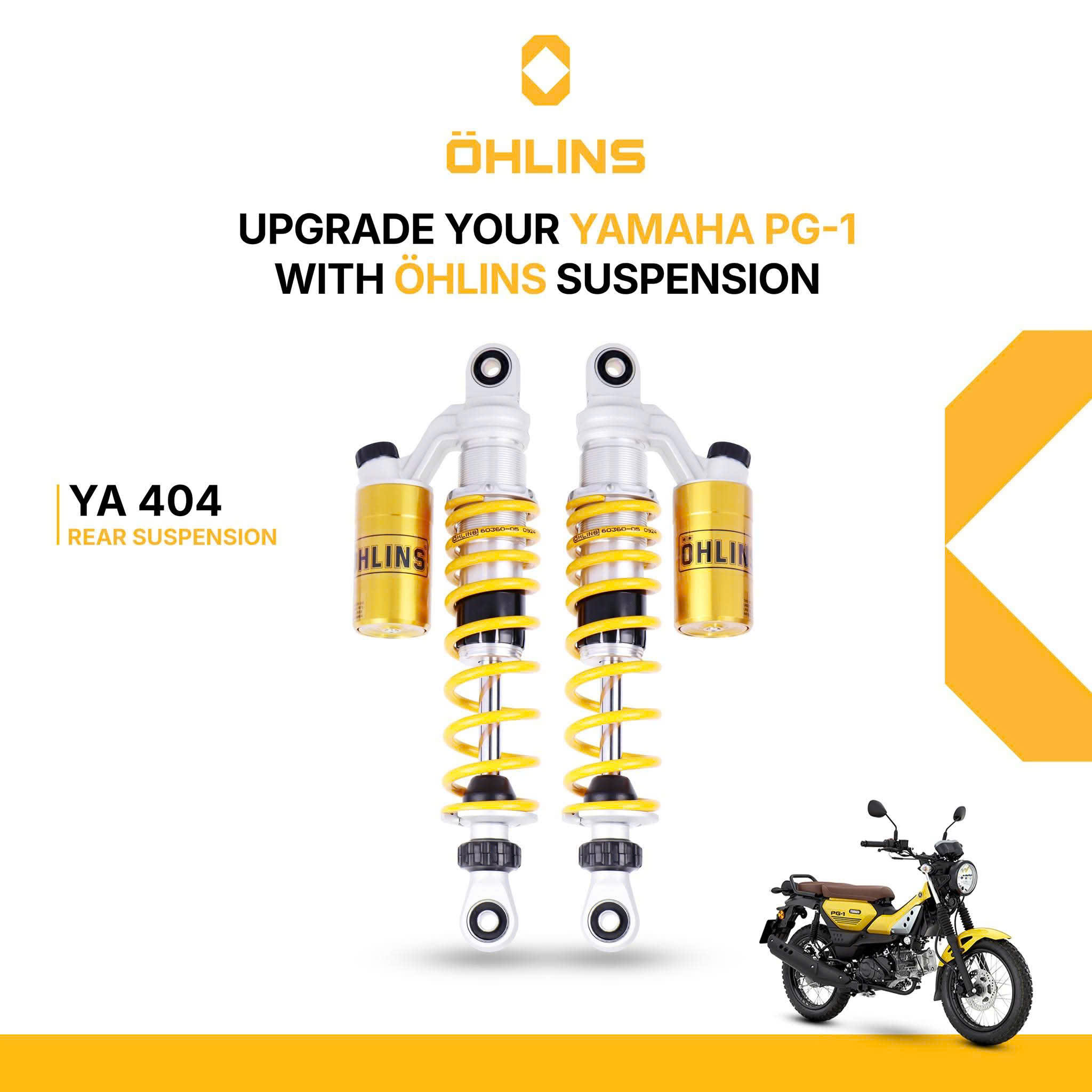 Phuộc Ohlins Yamaha PG-1 YA 404 chính hãng