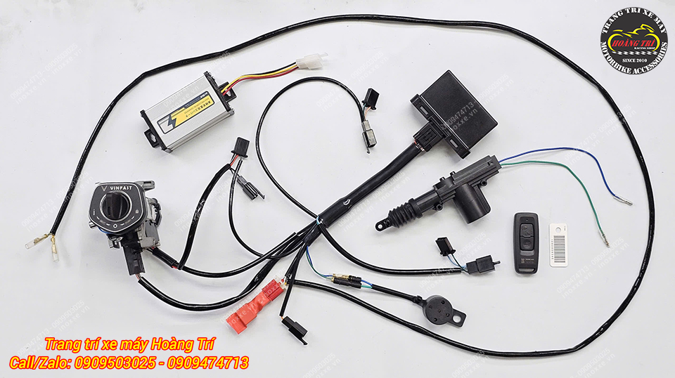 Bộ khóa Smartkey Honda lắp chuẩn cho xe máy điện Vinfast
