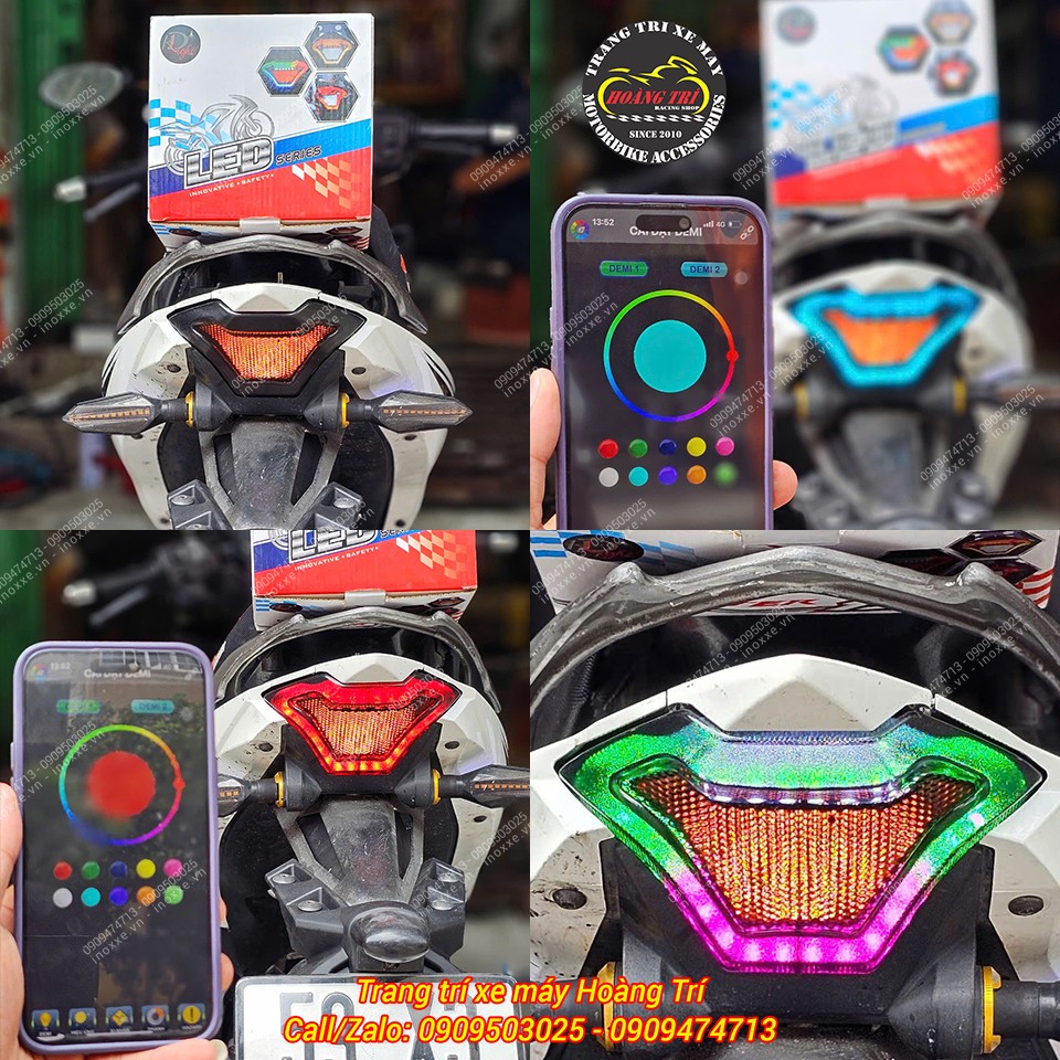 Cụm đèn hậu Led Audi cho xe Exciter 150/Yamaha R3