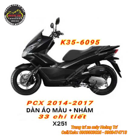 Dàn áo PCX 2014-2017 chính hãng Honda