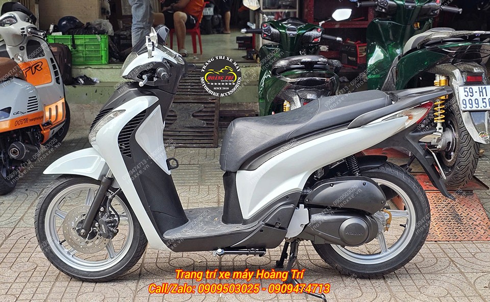 Sơn xe Sh - Sơn full dàn áo màu và áo nhám