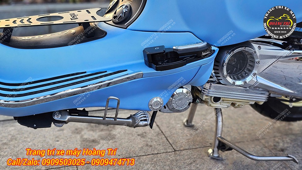 Bộ chân chống inox 304 Vespa Sprint/Primavera