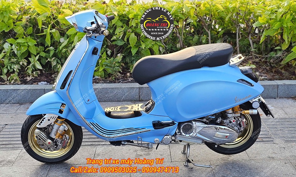 Bộ chân chống inox 304 Vespa Sprint/Primavera