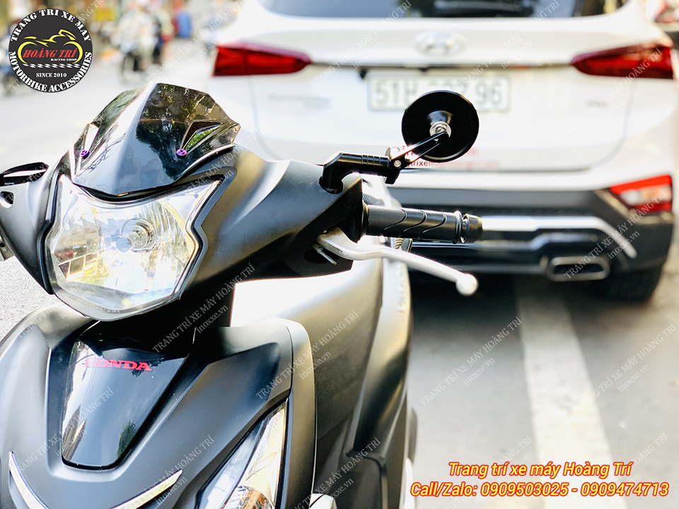 Kính hậu kiểu Motogadget tròn