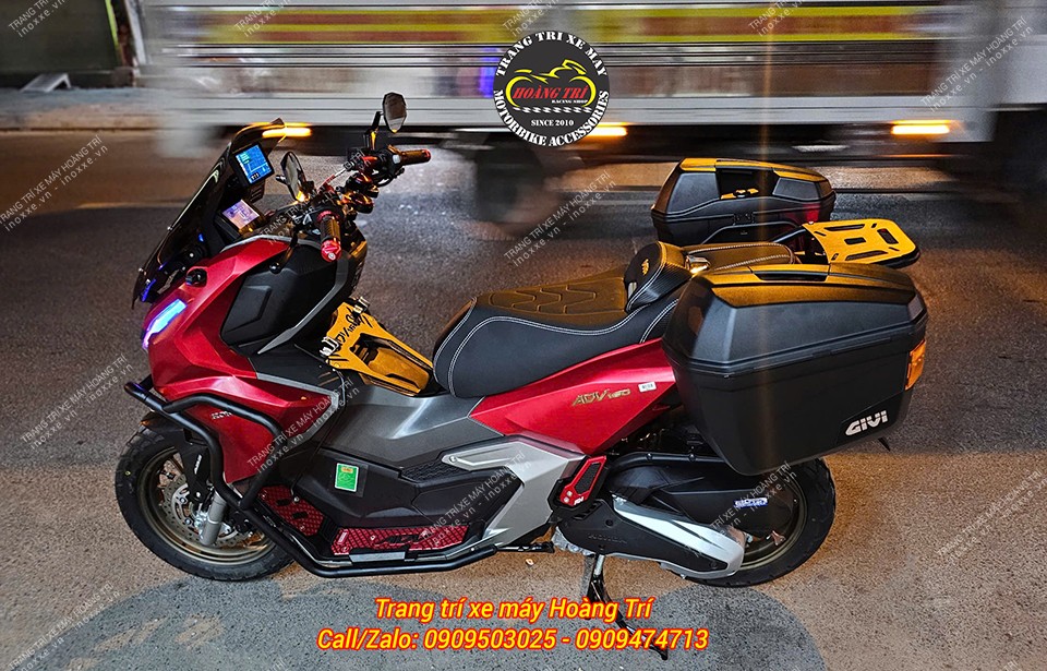 Trọn bộ Baga sau và thùng hông Givi E22N cho xe ADV 160