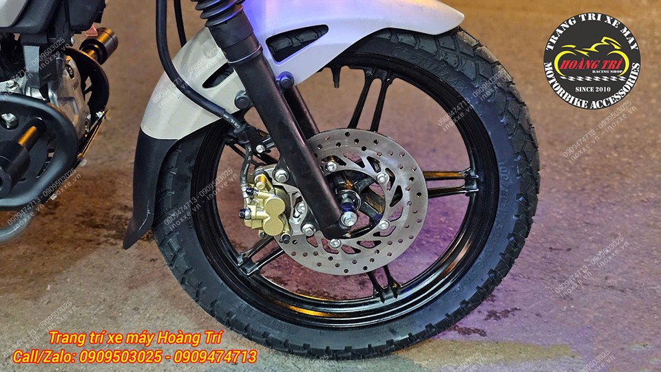 Độ bánh mâm và nâng cấp đĩa sau cho xe PG-1