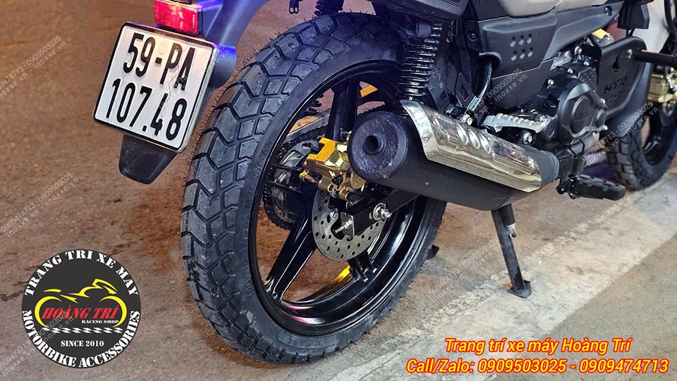 Độ bánh mâm và nâng cấp đĩa sau cho xe PG-1