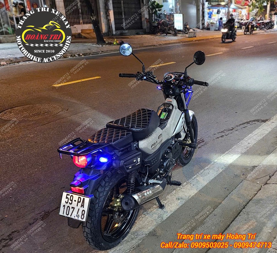 Độ bánh mâm và nâng cấp đĩa sau cho xe PG-1