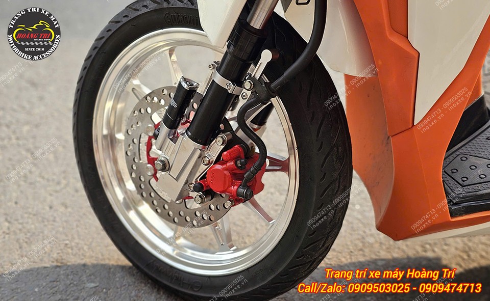 Phuộc trước King Ham Vario 125/150 nhôm CNC