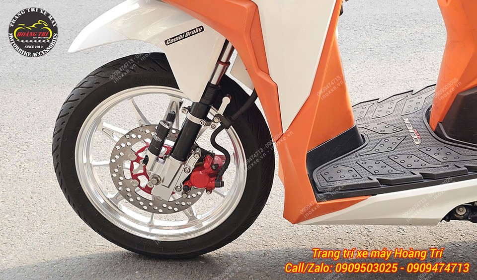 Phuộc trước King Ham Vario 125/150 nhôm CNC