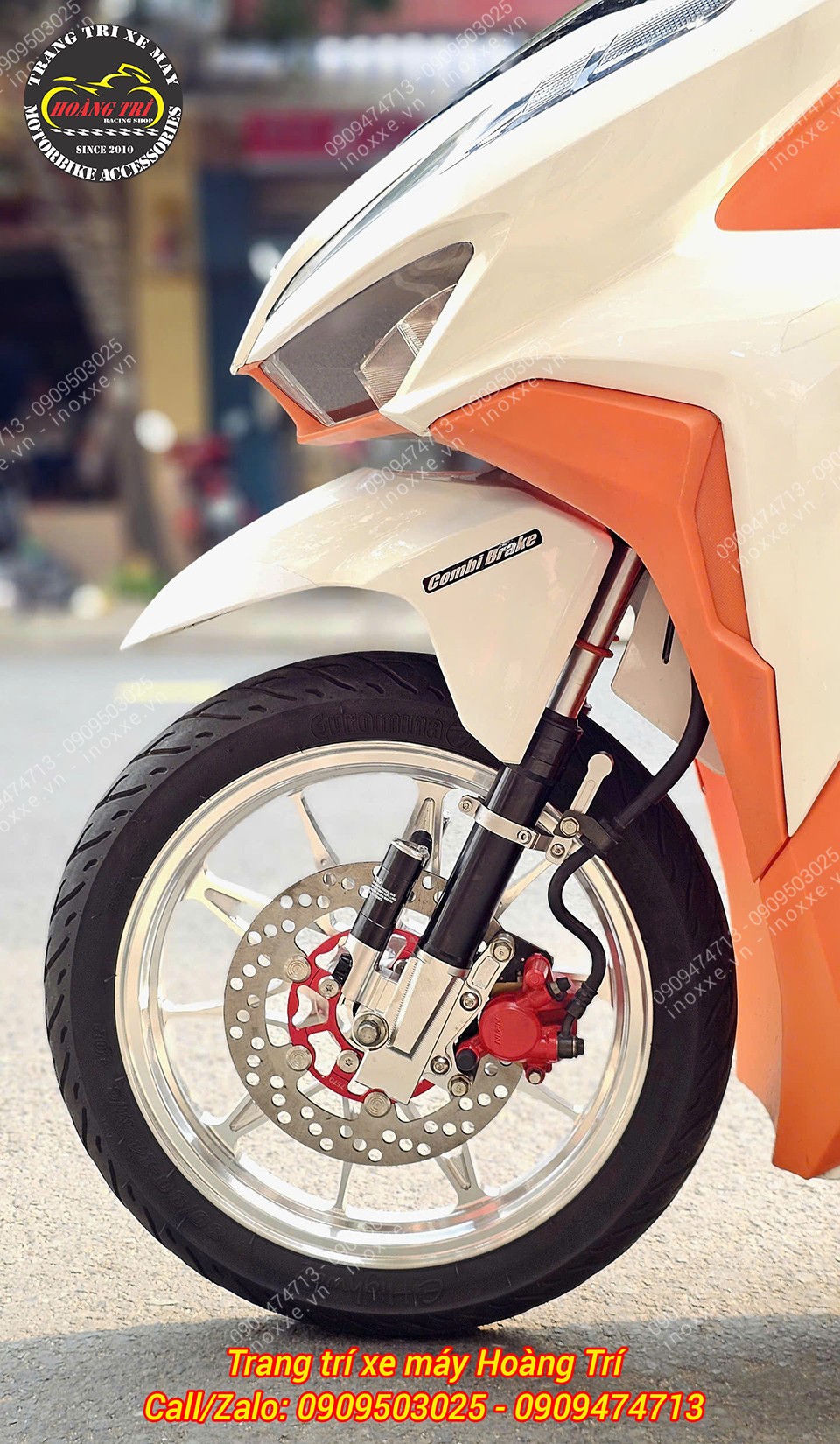 Phuộc trước King Ham Vario 125/150 nhôm CNC