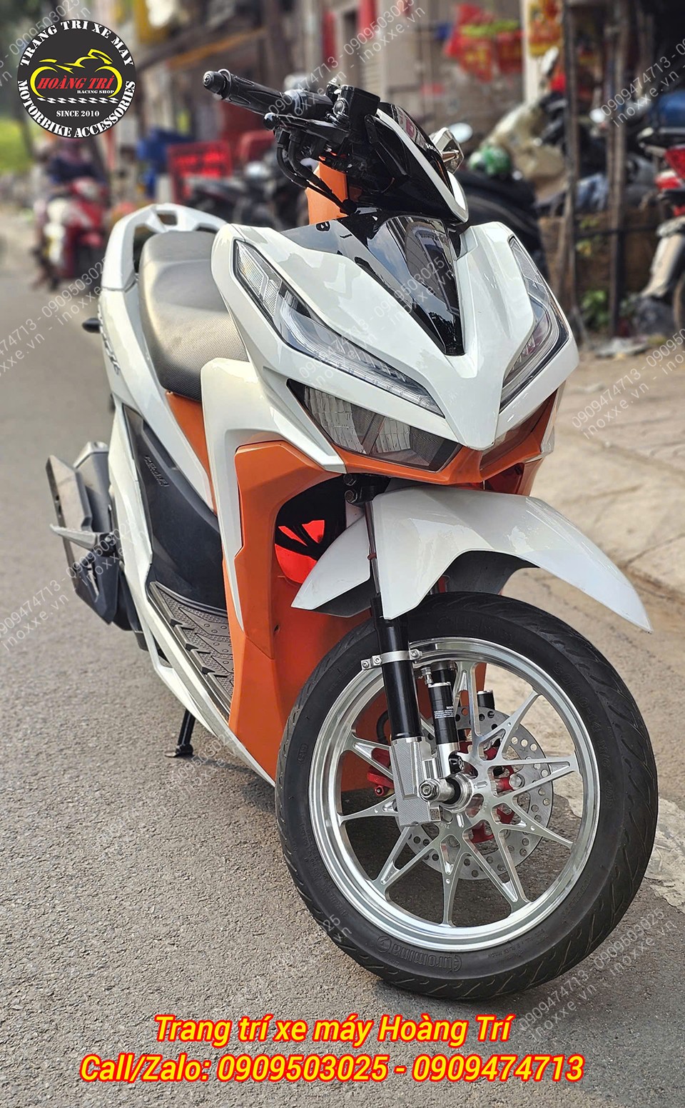 Phuộc trước King Ham Vario 125/150 nhôm CNC