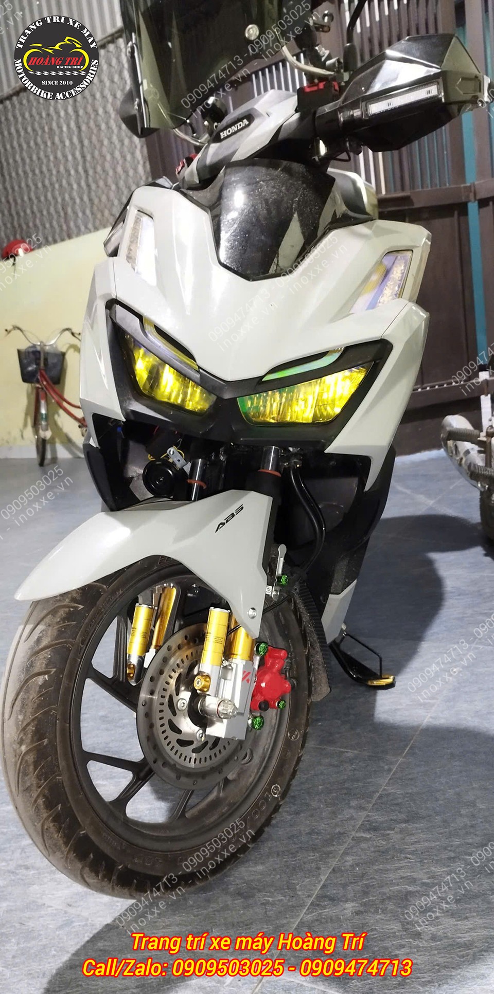 Phuộc trước KingHam Vario 160 nhôm CNC