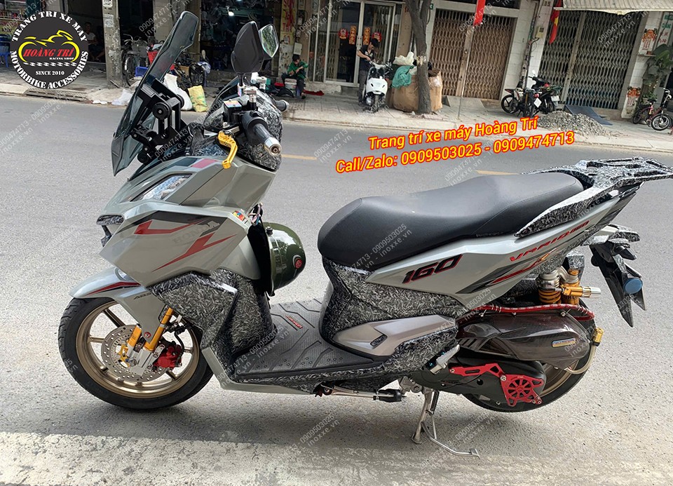 Phuộc trước KingHam Vario 160 nhôm CNC