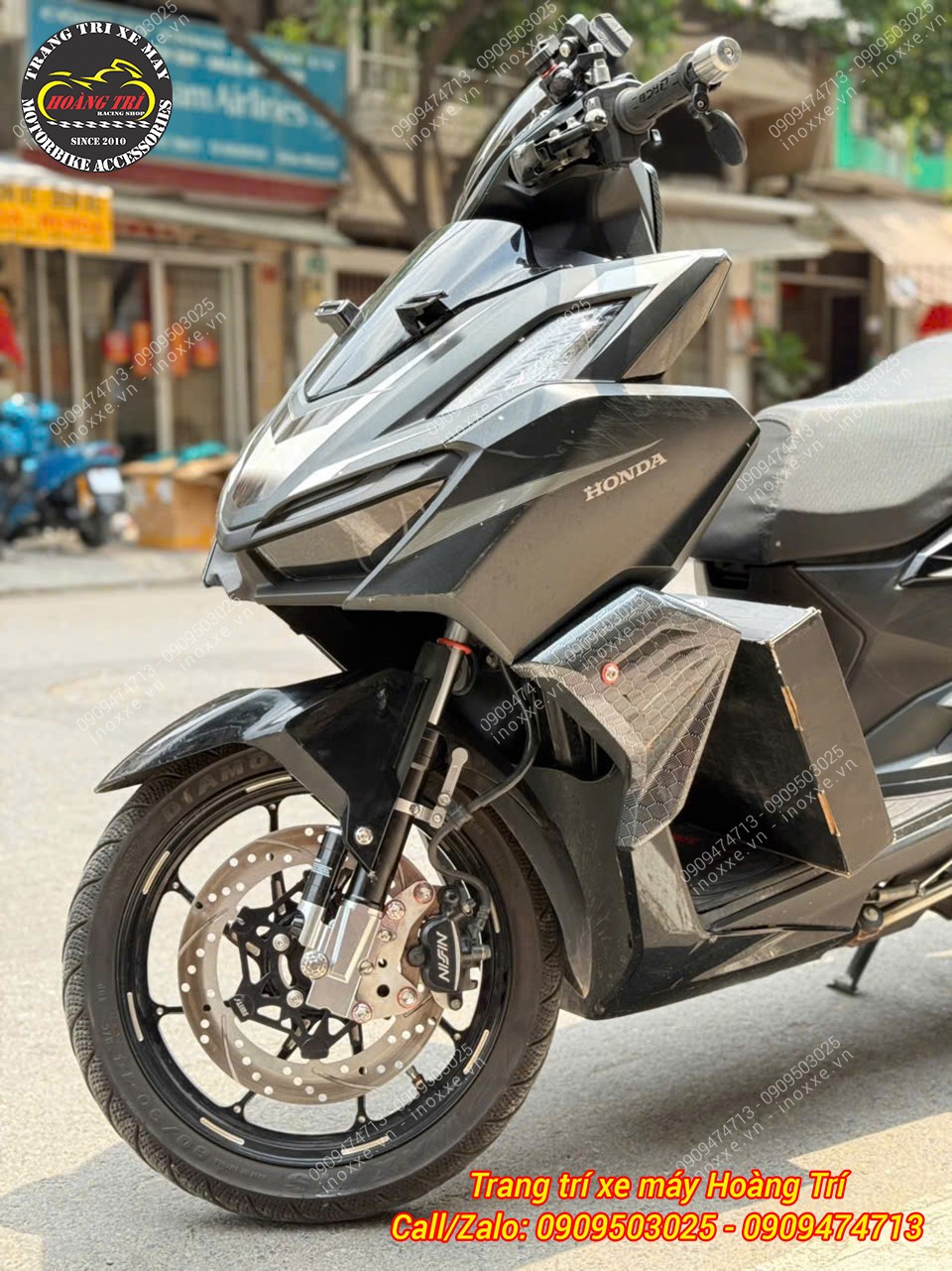 Phuộc trước KingHam Vario 160 nhôm CNC