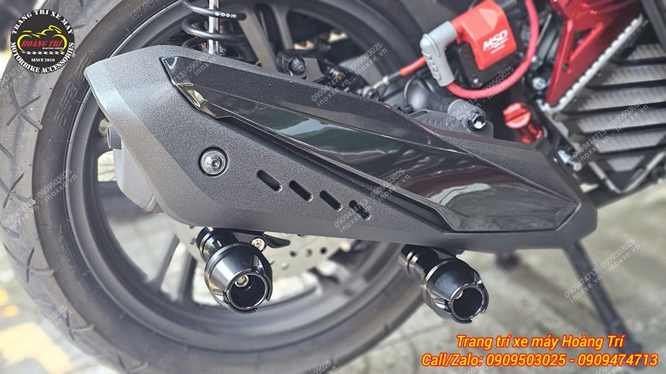 Chống đổ pô nhôm CNC Fux