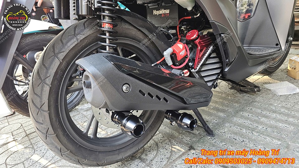 Chống đổ pô nhôm CNC Fux