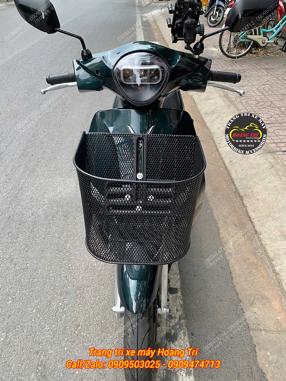 Rổ trước mặt nạ xe máy điện Vinfast Klara, Feliz