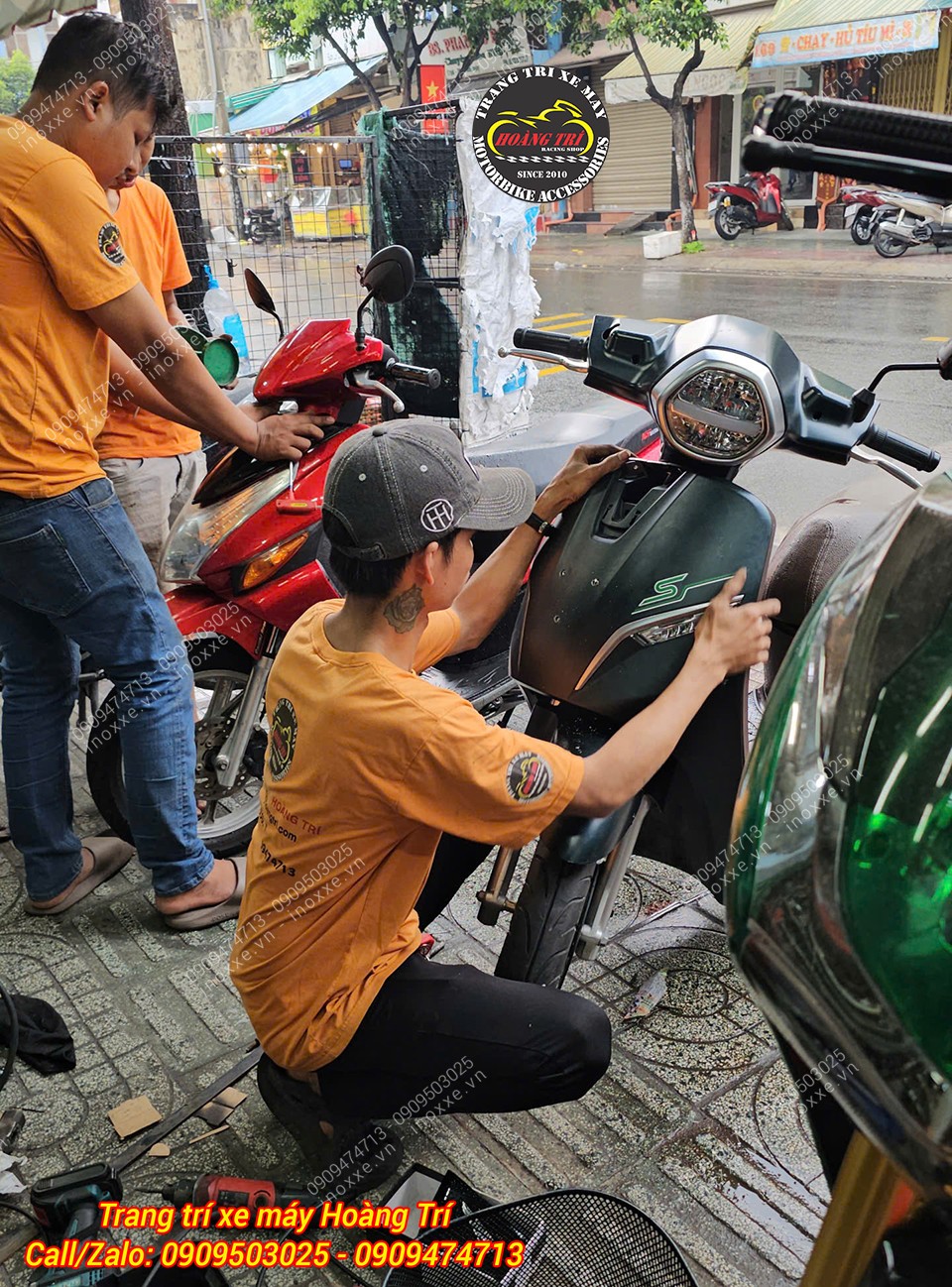 Rổ trước mặt nạ xe máy điện Vinfast Klara, Feliz