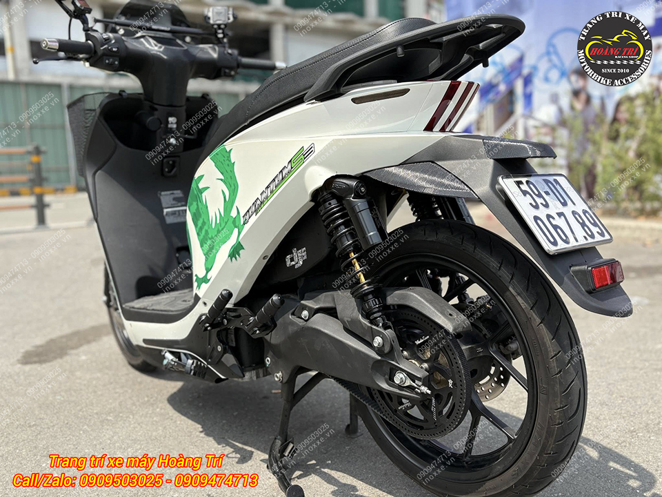 Gác chân phụ HTR cho xe Dat Bike Quantum