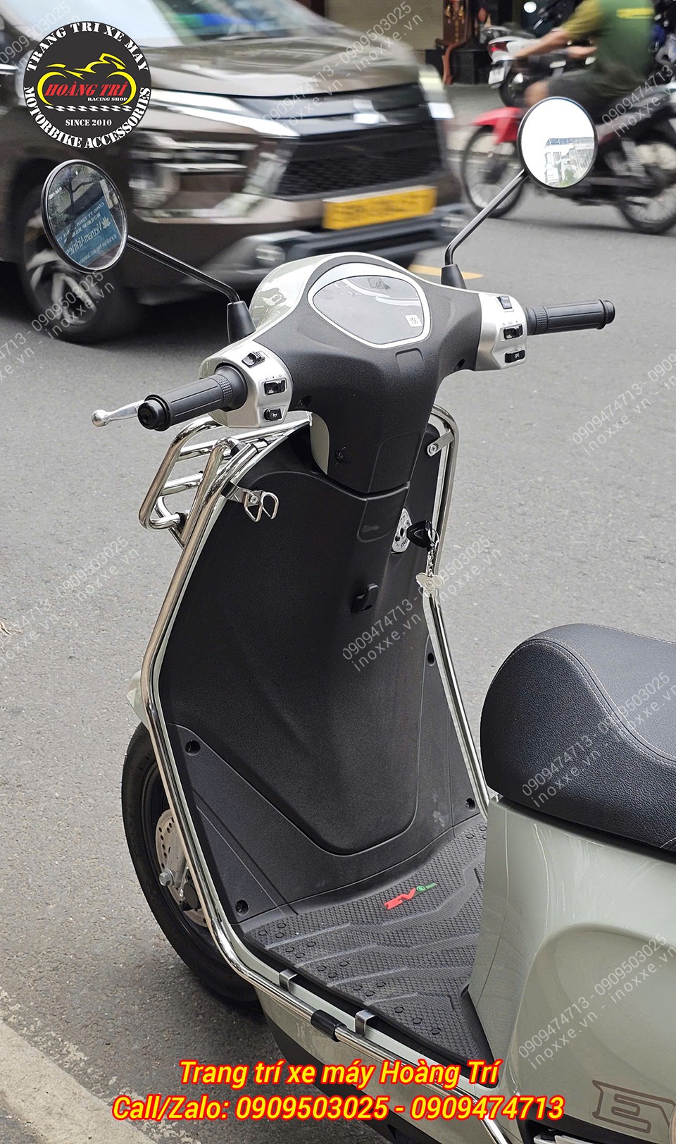 Khung bảo vệ xe máy điện EVO