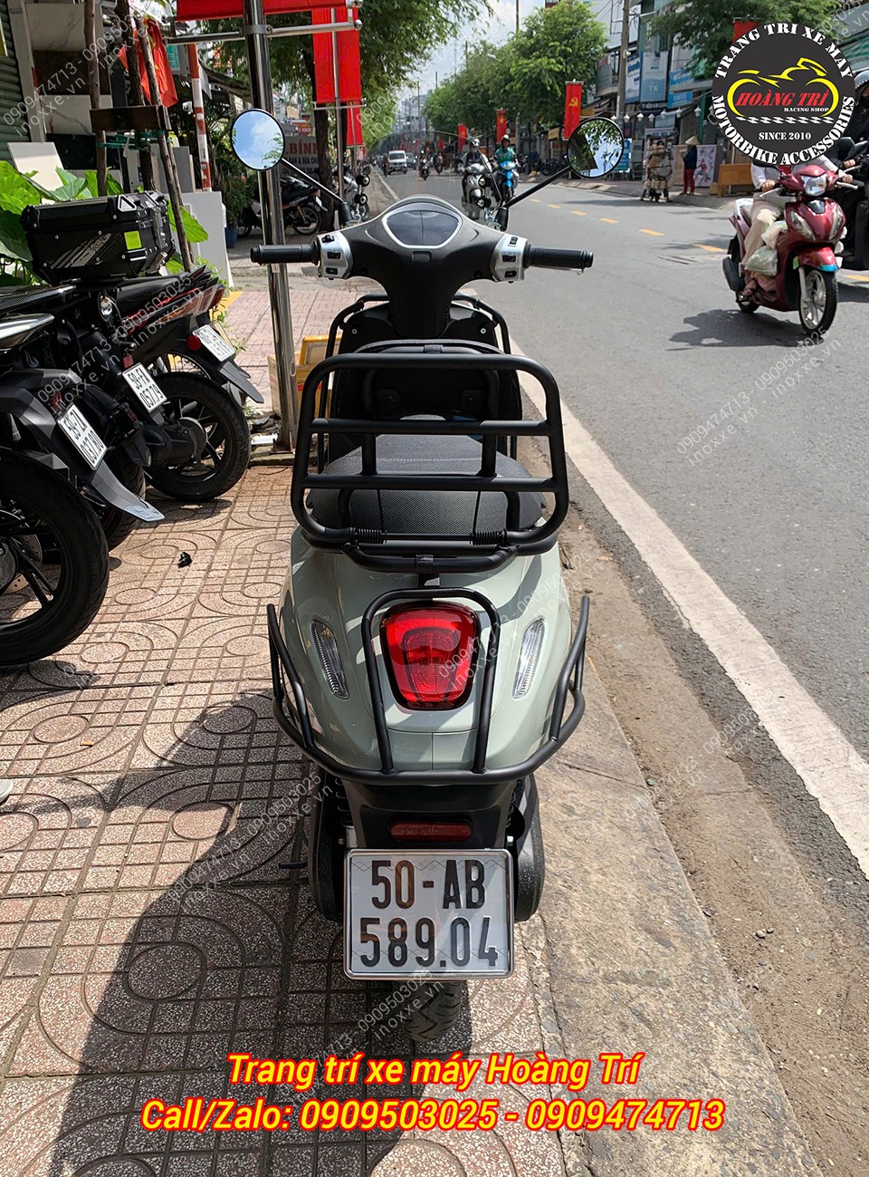 Trọn bộ 3 món phụ kiện xe máy điện EVO 200