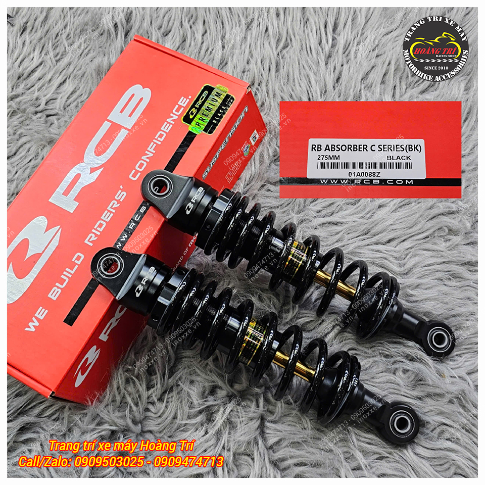 Phuộc Racing Boy series C lắp cho xe Jupiter, Sirius