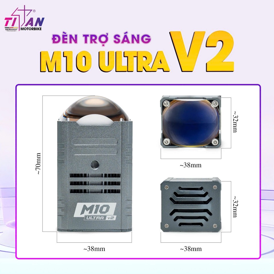 Đèn trợ sáng mini M10 Ultra V2