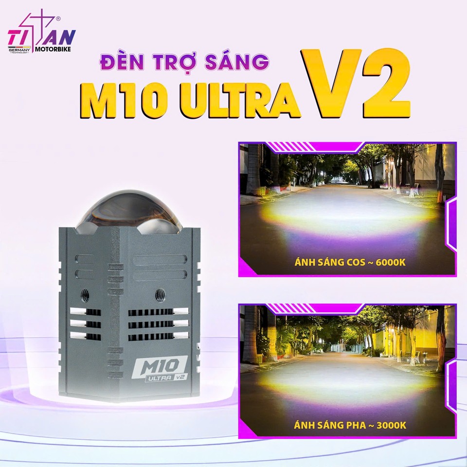 Đèn trợ sáng mini M10 Ultra V2