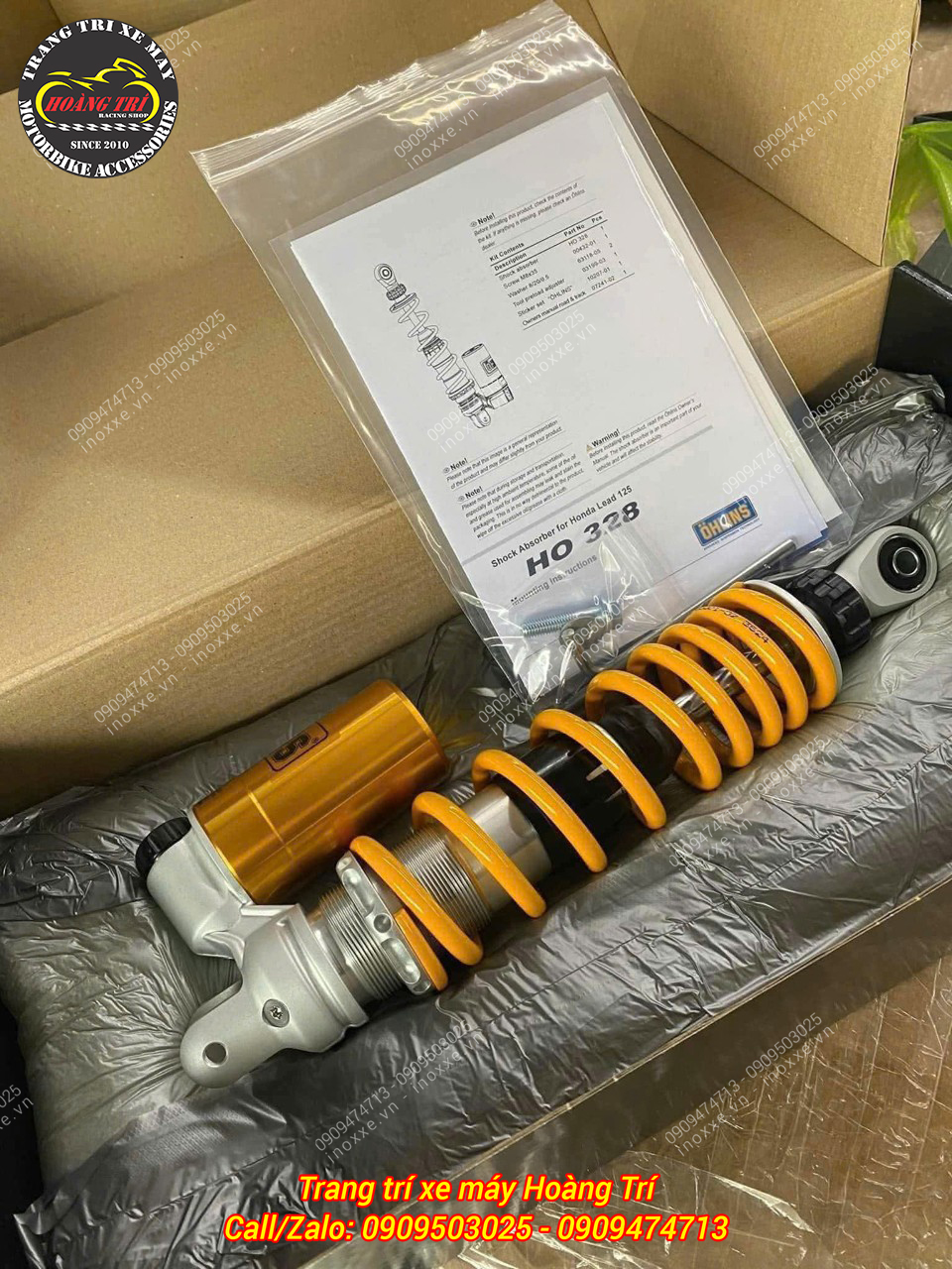 Phuộc Ohlins Honda Scoopy chính hãng
