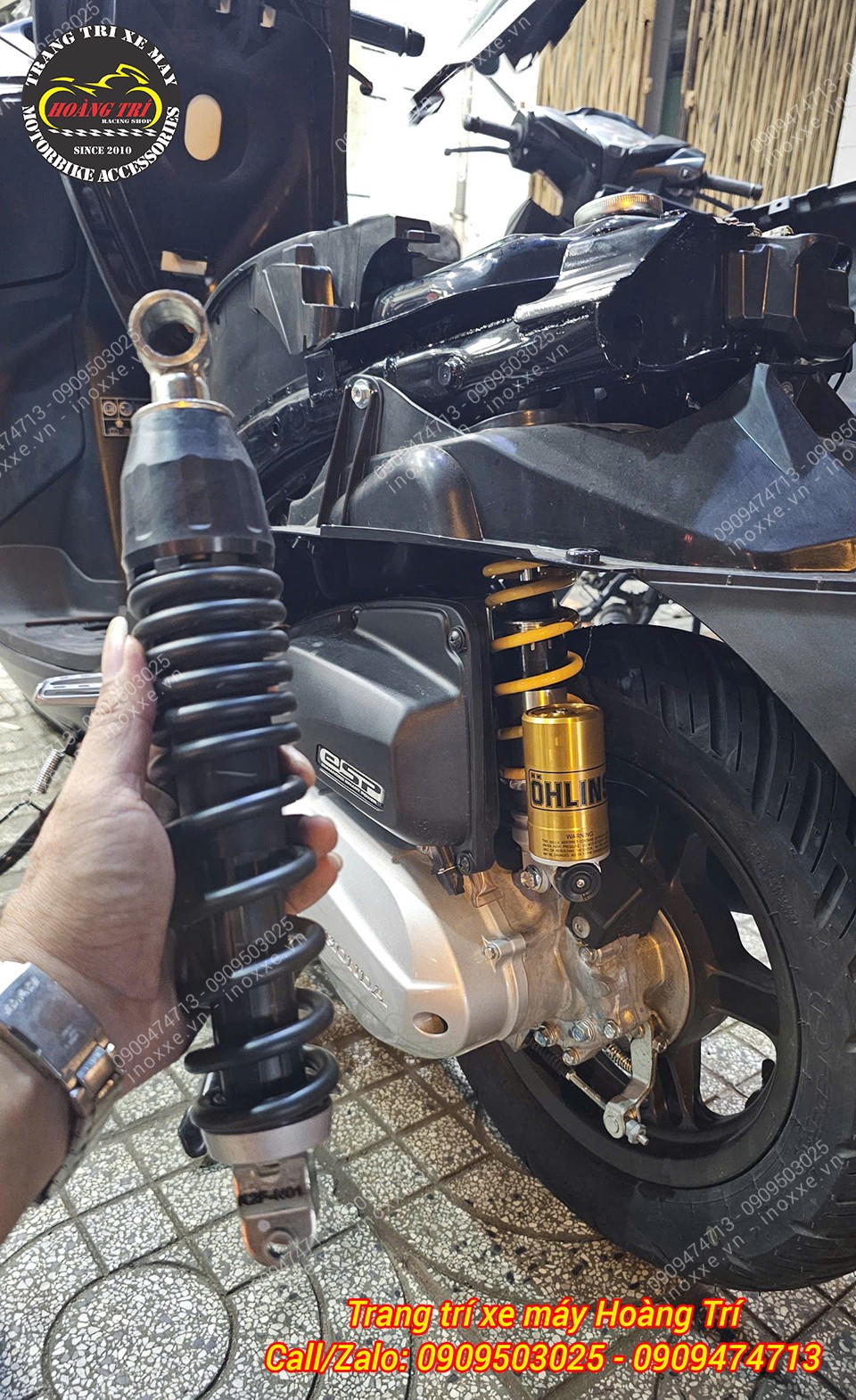 Phuộc Ohlins Honda Scoopy chính hãng
