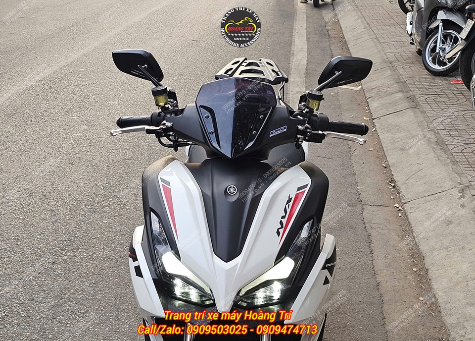 Tay thắng Racing lắp cho xe NVX V3