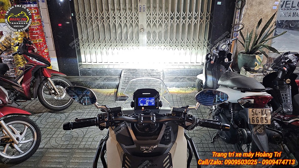 Đèn trợ sáng mini F1 GT Titan Moto