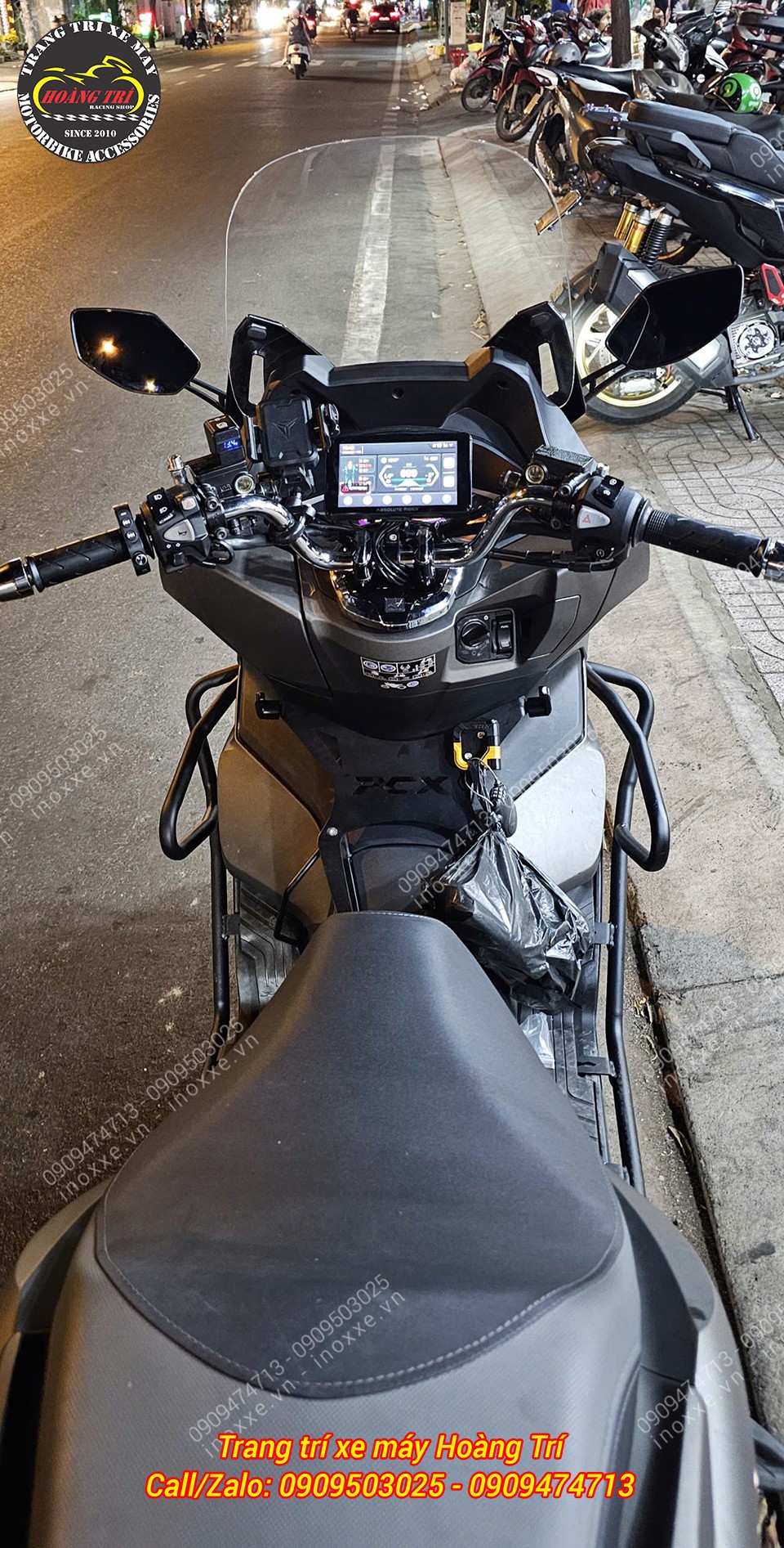 Kính chắn gió PCX 160 2021-2024 kiểu Forza 300 - NCL