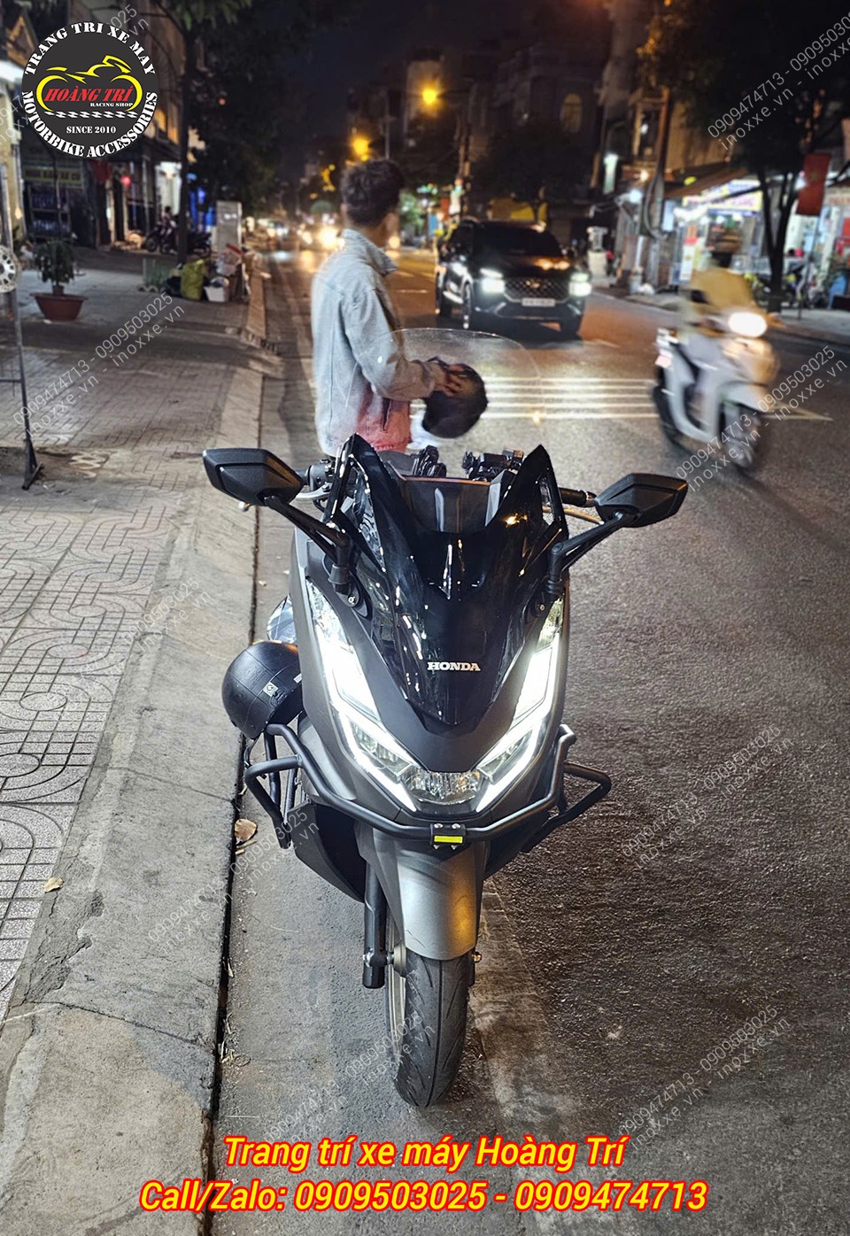 Kính chắn gió PCX 160 2021-2024 kiểu Forza 300 - NCL