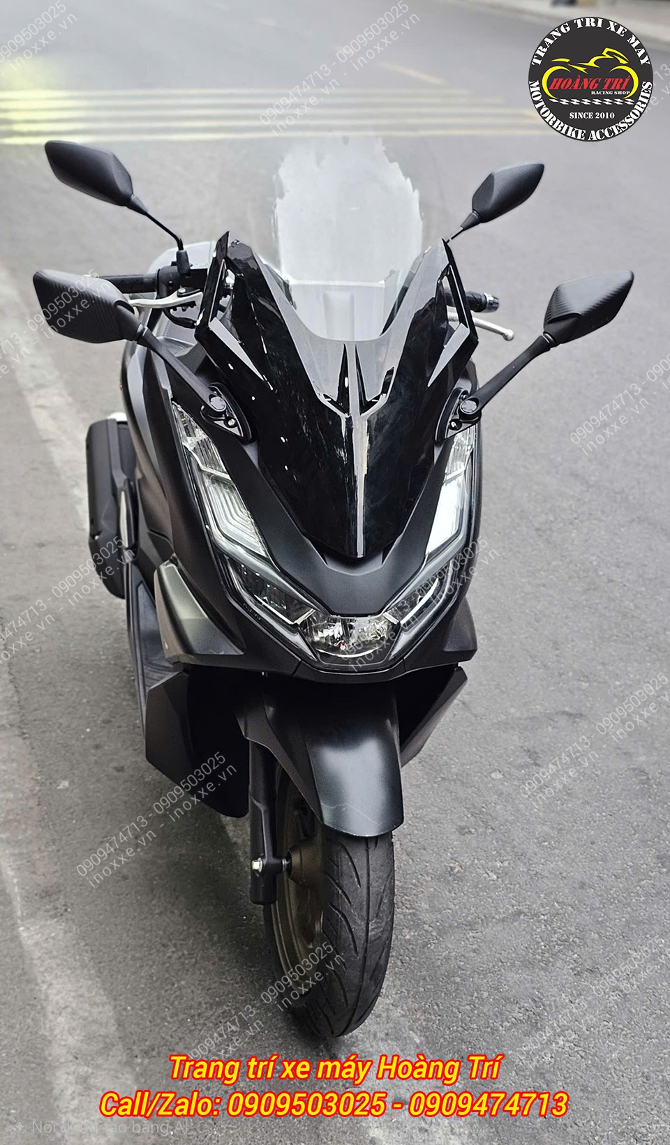 Kính chắn gió PCX 160 2021-2024 kiểu Forza 300 - NCL