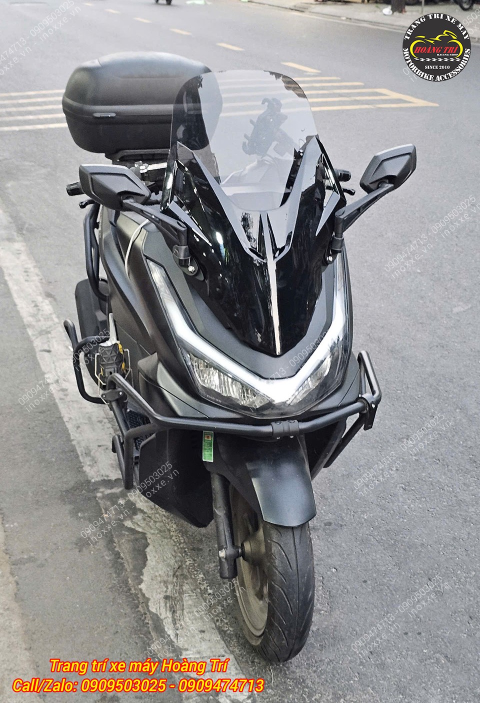Kính chắn gió PCX 160 2021-2024 kiểu Forza 300 - NCL