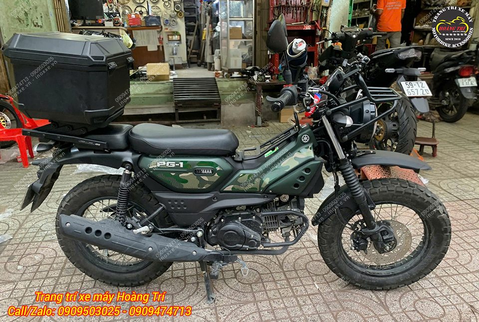 Dè trước phong cách cào cào cho xe Yamaha PG-1