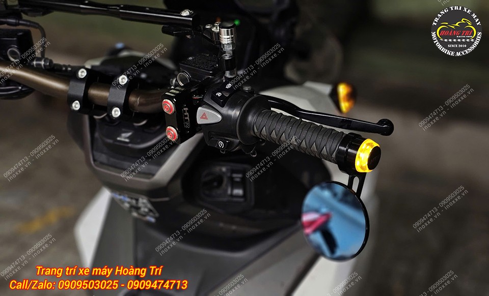 Gù tay lái có đèn lắp cho xe ADV 150/ADV 160