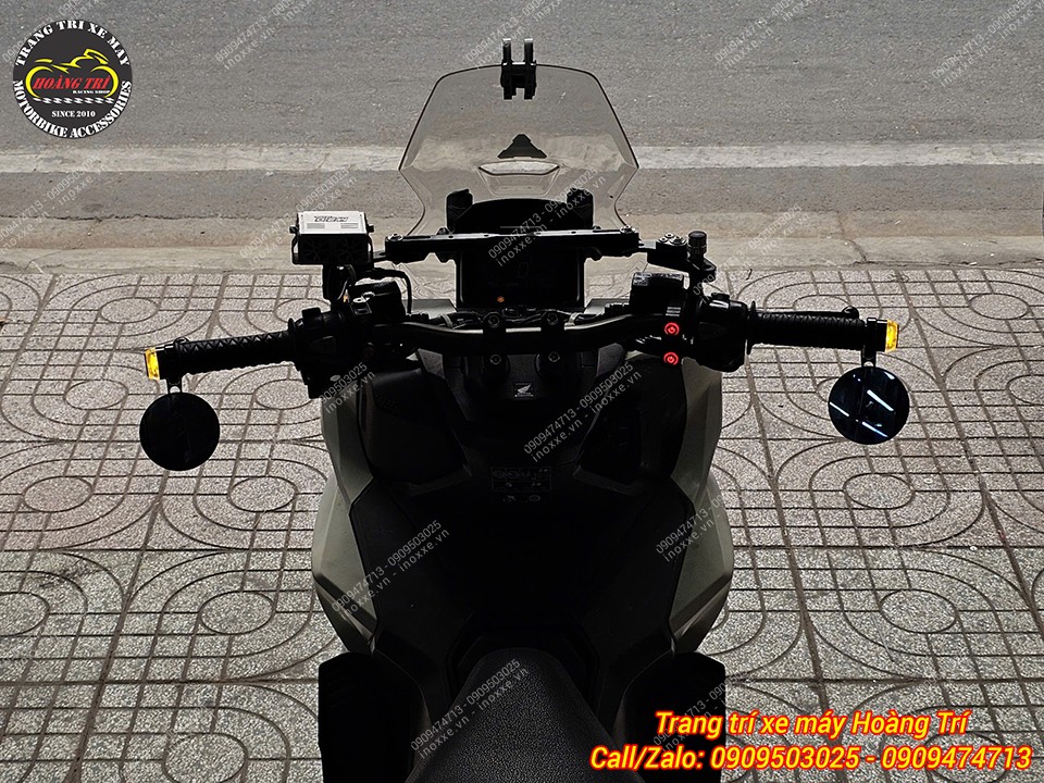 Gù tay lái có đèn lắp cho xe ADV 150/ADV 160