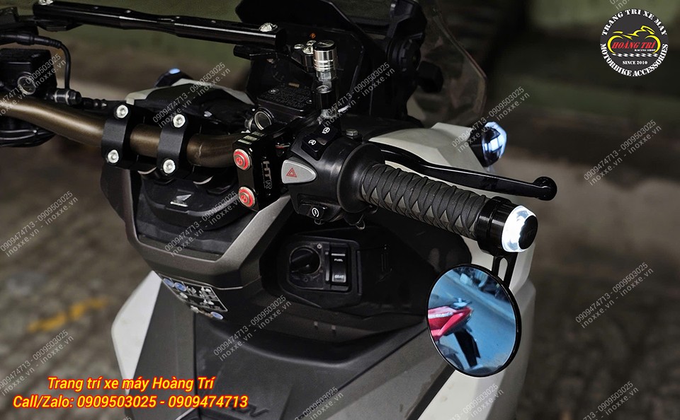 Gù tay lái có đèn lắp cho xe ADV 150/ADV 160