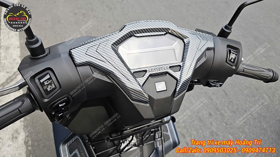Bộ ốp trang trí carbon cho xe Airblade 2026