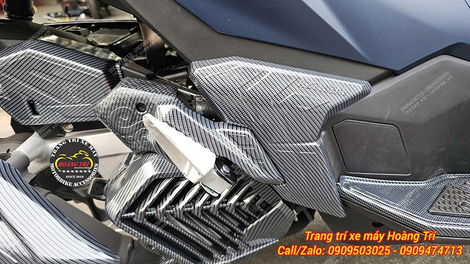 Bộ ốp trang trí carbon cho xe Airblade 2026
