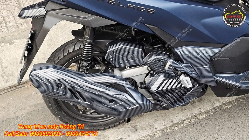 Bộ ốp trang trí carbon cho xe Airblade 2026