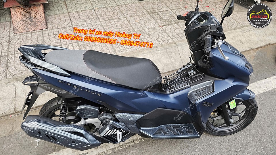 Bộ ốp trang trí carbon cho xe Airblade 2026