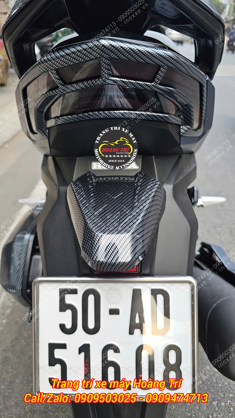 Bộ ốp trang trí carbon cho xe Airblade 2026