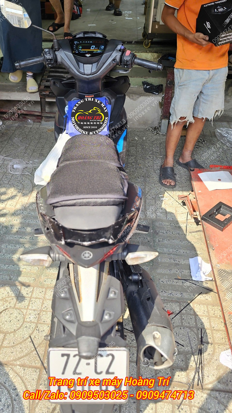 Cụm đồng hồ LCD V2 lắp cho xe Exciter 2019